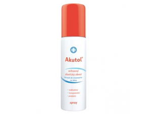 Akutol spray plastický obväz ochranný, sprej s hnacím plynom, 1x60 ml 