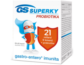 GS Superky probiotika 60+20 kapsúl