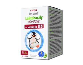 Swiss Imunit Laktobacily Junior + vitamín D3 36 tabliet