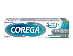 Corega Bez Príchute extra silný FIXAČNÝ KRÉM 1x40 g