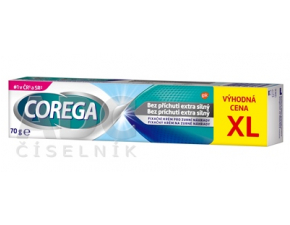 COREGA Bez príchuti EXTRA SILNÝ XL fixačný krém 1x70 g