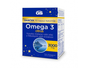 GS Omega 3 CITRUS darček 2023 100+70 kapsúl