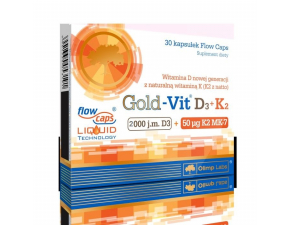 Gold-Vit D3 + K2 30 kapsúl