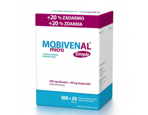 Mobivenal micro Simple 100+20tbl ZDARMA