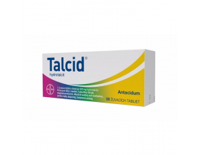 Talcid 500mg 50 žuvacích tablet