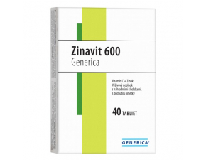 Zinavit 600, s príchuťou limetky 40tbl