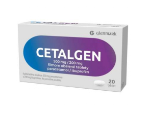 CETALGEN 500 mg/200 mg, 20tbl