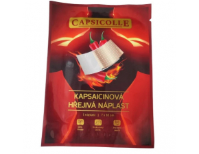 Capsicolle Kapsaicínová hrejivá náplasť 7 x 10 cm 1 ks