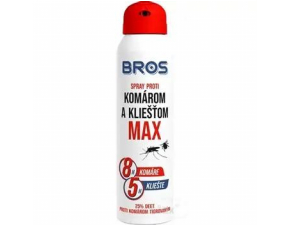 Bros Max spray proti komárom a kliešťom 90 ml