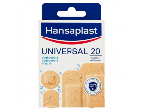 Hansaplast Universal Vodeodolná náplasť 20 ks