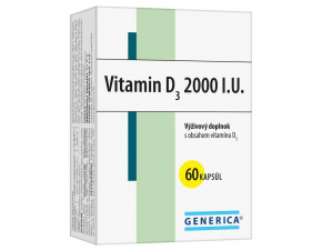 GENERICA Vitamin D3 2000 I.U. cps 1x60 ks