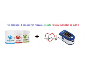 MedicProgress konopné mazanie 3 x 250ml + darček pulzný oximeter