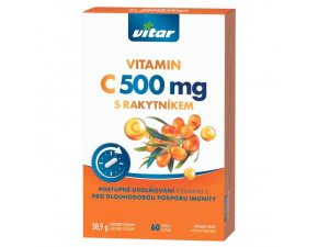 Revital PREMIUM VITAMÍN C 500 mg S RAKYTNÍKOM 60 kapsúl