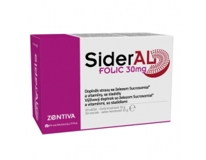 SiderAL Folic 30 mg vrecúška 20 ks