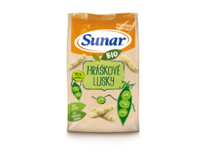 SUNAR BIO Chrumky hráškové struky 45 g