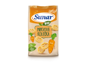 SUNAR BIO Chrumky mrkvové kolieska 45 g