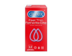 DUREX Feel thin extra lubricated kondóm 12 kusov