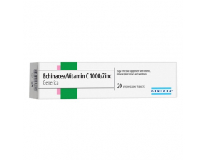 Generica Echinacea Vitamín C 1000/Zinc 20 tabliet