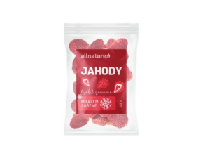 ALLNATURE Jahody mrazom sušené lyofilizované plody 20 g