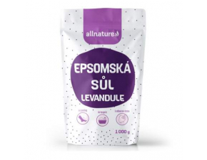 ALLNATURE Epsomská soľ levanduľa 1000 g