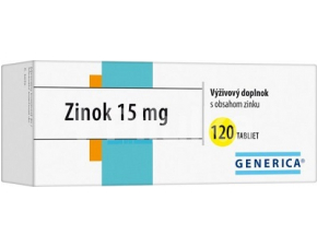 Generica Zinok 15mg 120 tabliet