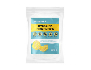 ALLNATURE Kyselina citrónová 500 g