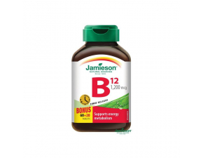 Jamieson Vitamín B12 1200μg s postupným uvoľňovaním 80 tabliet