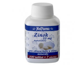 Zinok 15 mg 100+7tbl zdarma