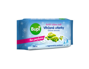 BUPI Baby vlhčené utierky Ultra soft 56 kusov