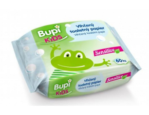 Bupi KIDS Vlhčený toaletný papier Sensitive 60ks