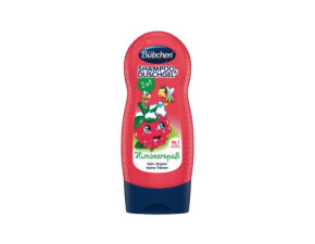 BUBCHEN Kids šampón a sprchový gél 2v1 veselá malina 230 ml