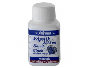 MedPharma Vápník + hořčík + zinek 37 tabliet