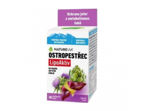 NatureVia Ostropestřec LipoAktiv 30 kapsúl