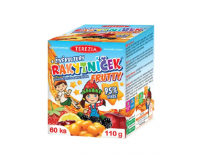 Terezia Rakytníček frutty ovocné želé s rakytníkom + živé kultúry 60 ks