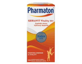 Pharmaton GERIAVIT Vitality 50+ tbl 1x100 ks