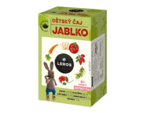 LEROS Detský čaj jablko nálevové vrecká od 6+ mesiacov 40 g