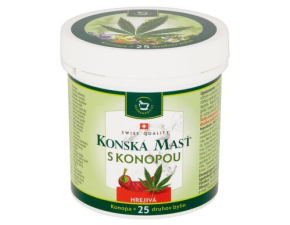 Herbamedicus konská masť s konopou hrejivá 250 ml