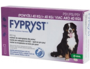 FYPRYST 402 mg psy nad 40 kg 4,02 ml