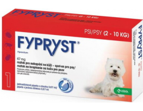 FYPRYST 67 mg psy 2-10 kg 0,67 ml