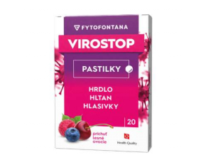 FYTOFONTANA Virostop pastilky na cmúľanie príchuť lesného ovocia 20 ks