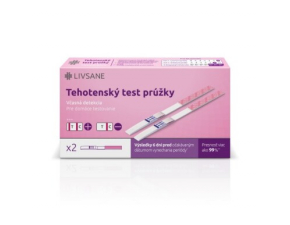 LIVSANE Tehotenský test prúžky 2 kusy