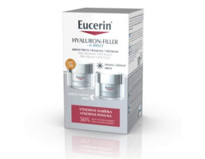 EUCERIN Hyaluron-filler + 3 x effect SPF30 duo denný krém 50 ml + nočný krém 50 ml Set
