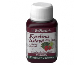 MedPharma Kyselina listová 400mcg 37 tabliet