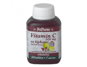 MedPharma Vitamín C 500 mg so šípkami 67 tabliet