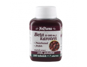 MedPharma Beta karoten 10.000 m.j.Pantenol PABA 107 kapsúl