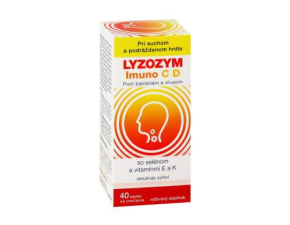 LYZOZYM Imuno C, D so selénom a vitamínmi E a K 40 tabliet na cmúľanie