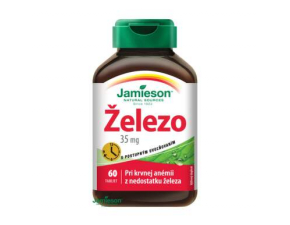 JAMIESON Železo 35 mg s postupným uvoľňovaním 60 tabliet