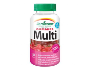 JAMIESON Multi gummies pre ženy želatínové pastilky s jahodovou príchuťou 130 ks