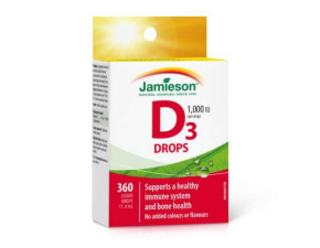 JAMIESON Vitamín D3 1000 IU kvapky 11,4 ml