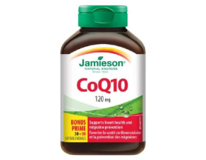 JAMIESON Koenzým Q 10 120 mg 30+30 zadarmo 60 kapsúl